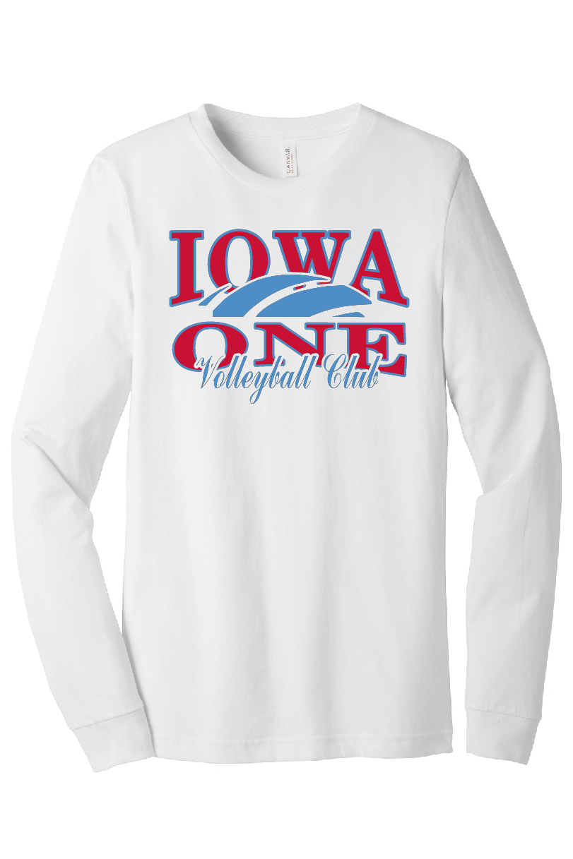IOWA ONE BALL - Soft Style Long Sleeve Tee