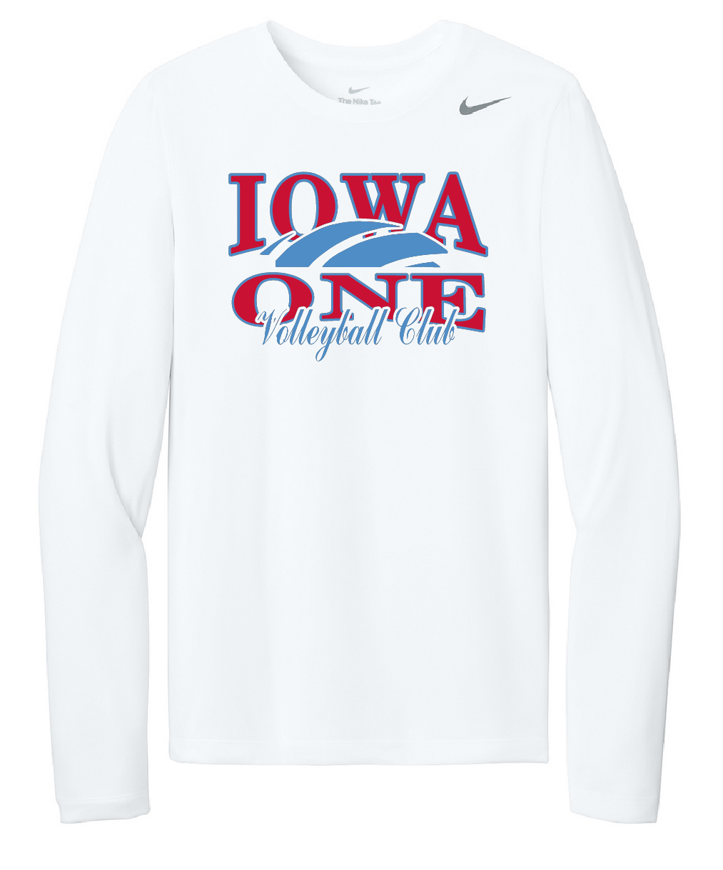 IOWA ONE BALL - Nike Team rLegend Long Sleeve Tee