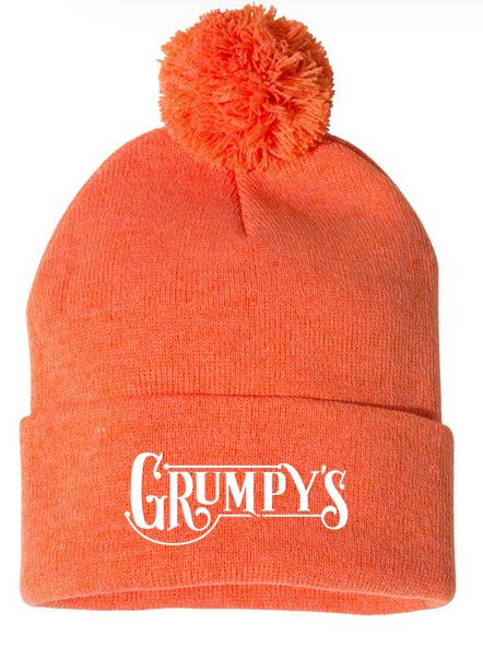 GRUMPY&#39;S ORANGE BEANIE