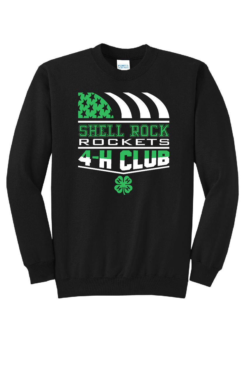 SHELL ROCK ROCKETS CREW SWEATSHIRT