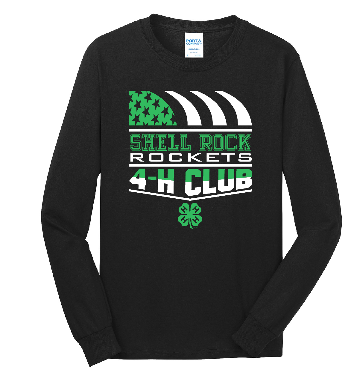 SHELL ROCK ROCKETS LONG SLEEVE TEE