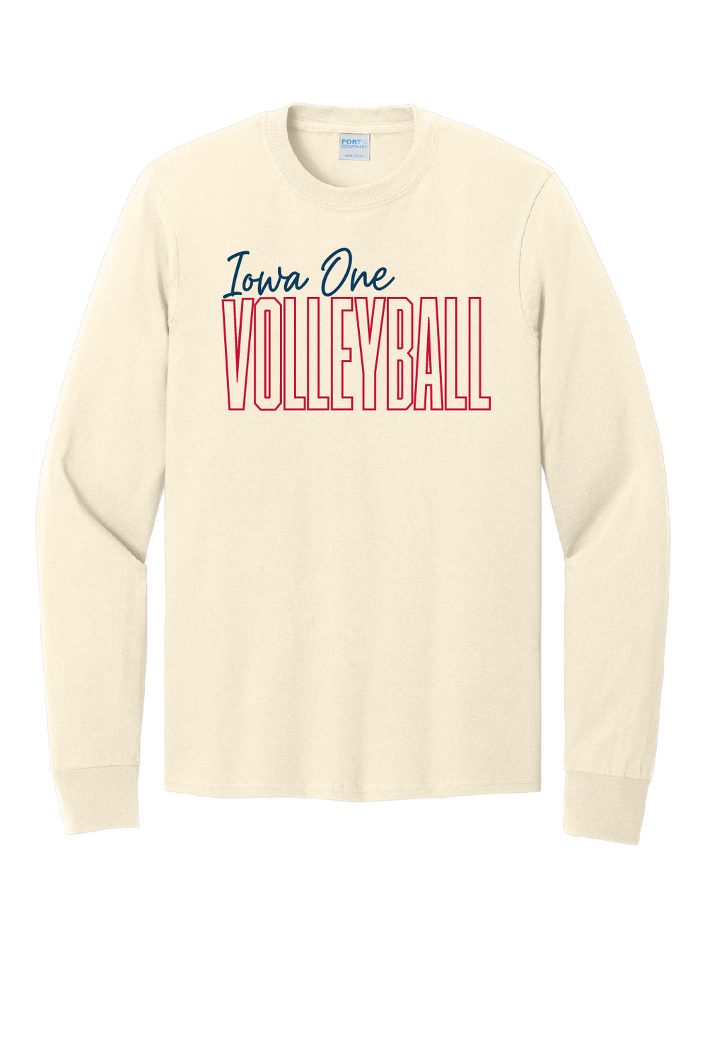 SCRIPT IOWA ONE - Classic Fit Long Sleeve Tee