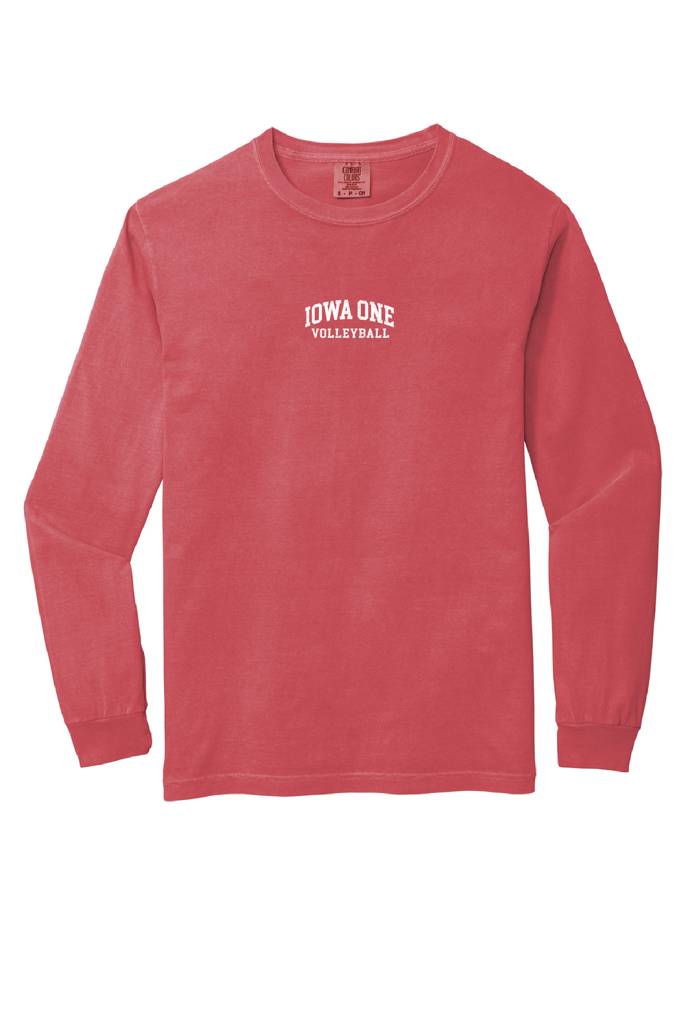 IOWA ONE FRONT/BACK - Comfort Colors Long Sleeve Tee