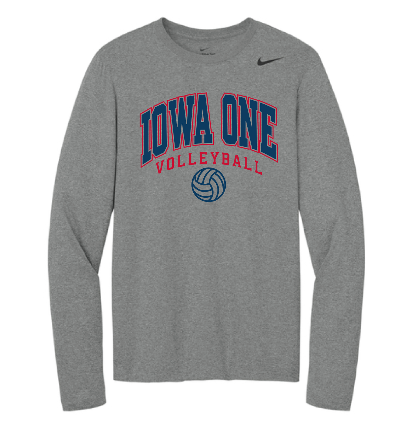 COLLEGIATE IOWA ONE - Nike Team rLegend Long Sleeve Tee