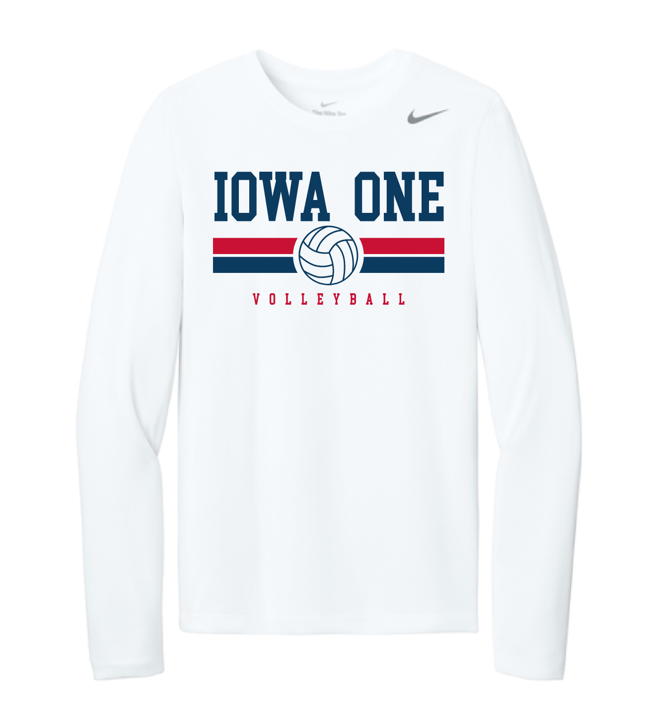 STRIPE IOWA ONE - Nike Team rLegend Long Sleeve Tee