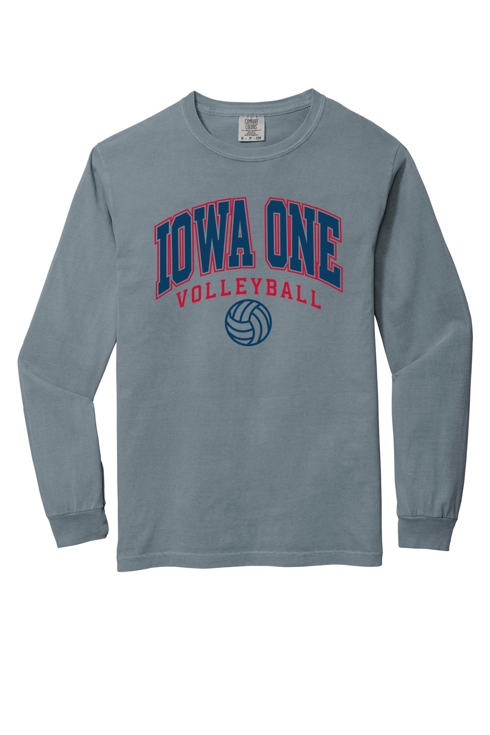 COLLEGIATE IOWA ONE - Comfort Colors Long Sleeve Tee