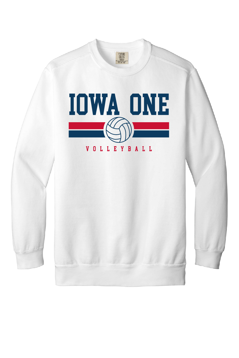 STRIPE IOWA ONE - Comfort Colors Crew