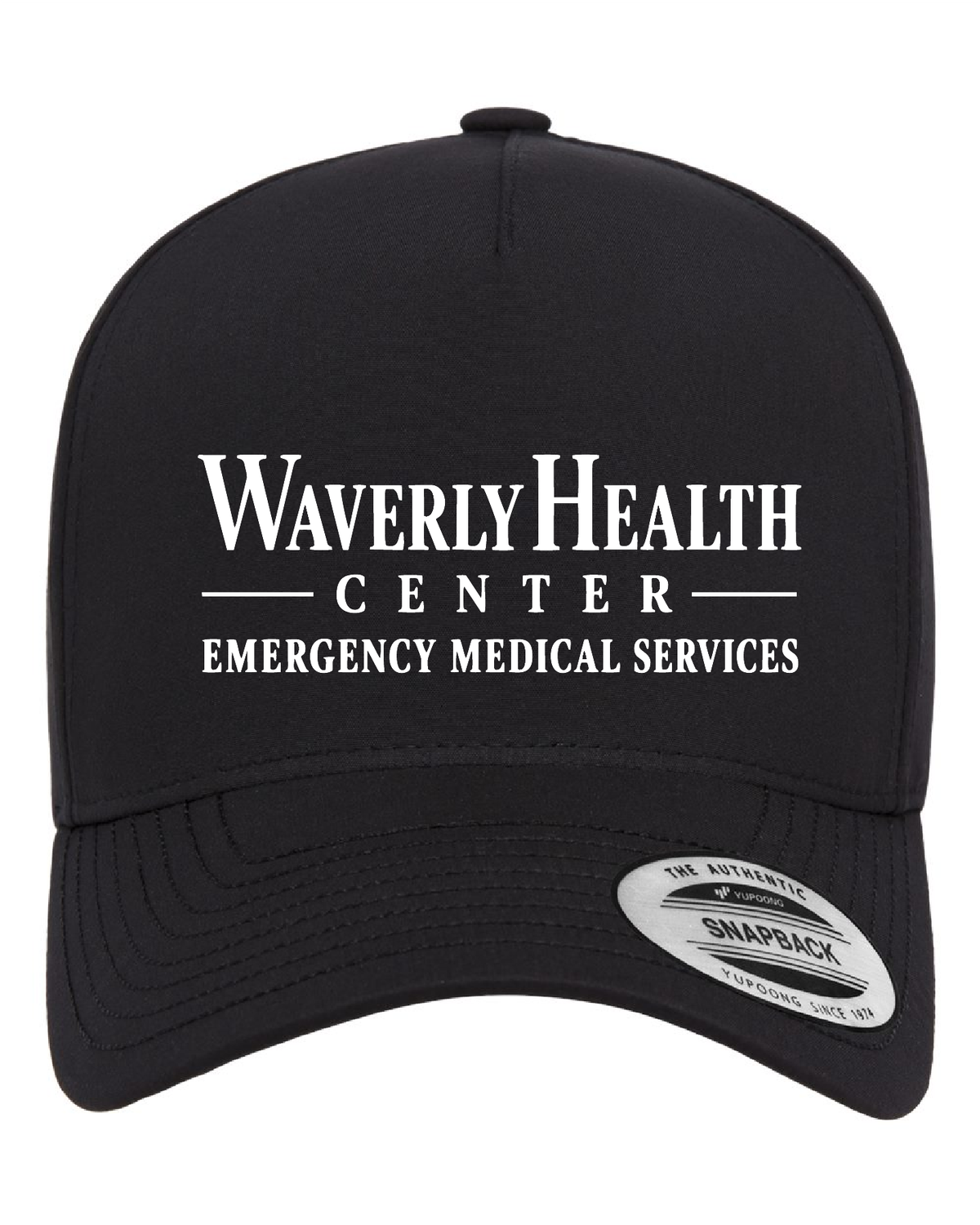 Five-Panel Snapback with Perforated Cap - Embroidered