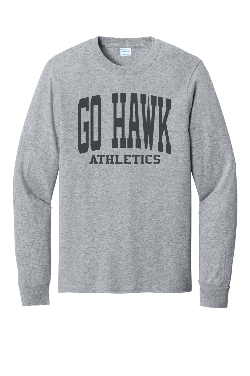 GO HAWK ATHLETICS LONG SLEEVE TEE - **Youth Sizes**
