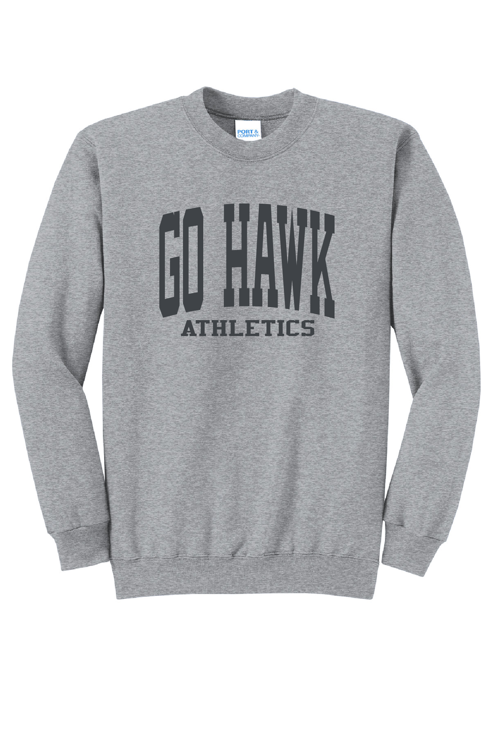 GO HAWK ATHLETICS CREW SWEATSHIRT - **Youth Sizes**