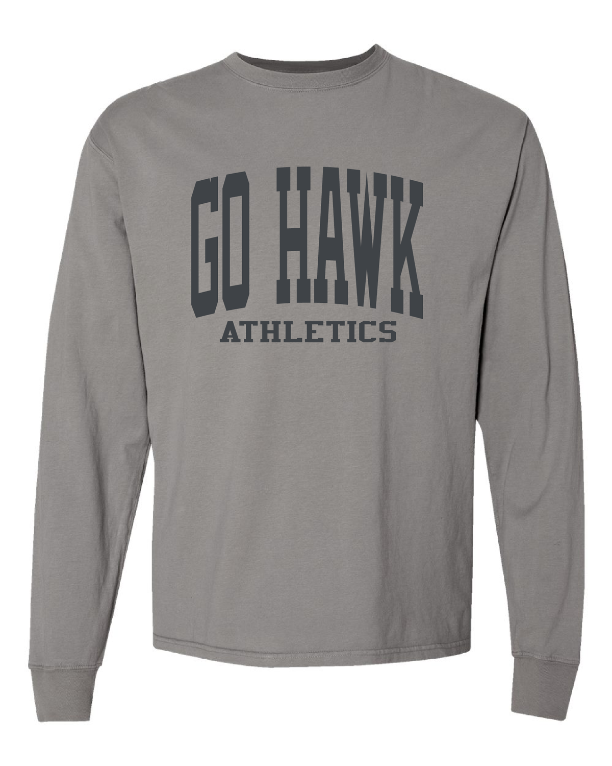 GO HAWK ATHLETICS LONG SLEEVE TEE