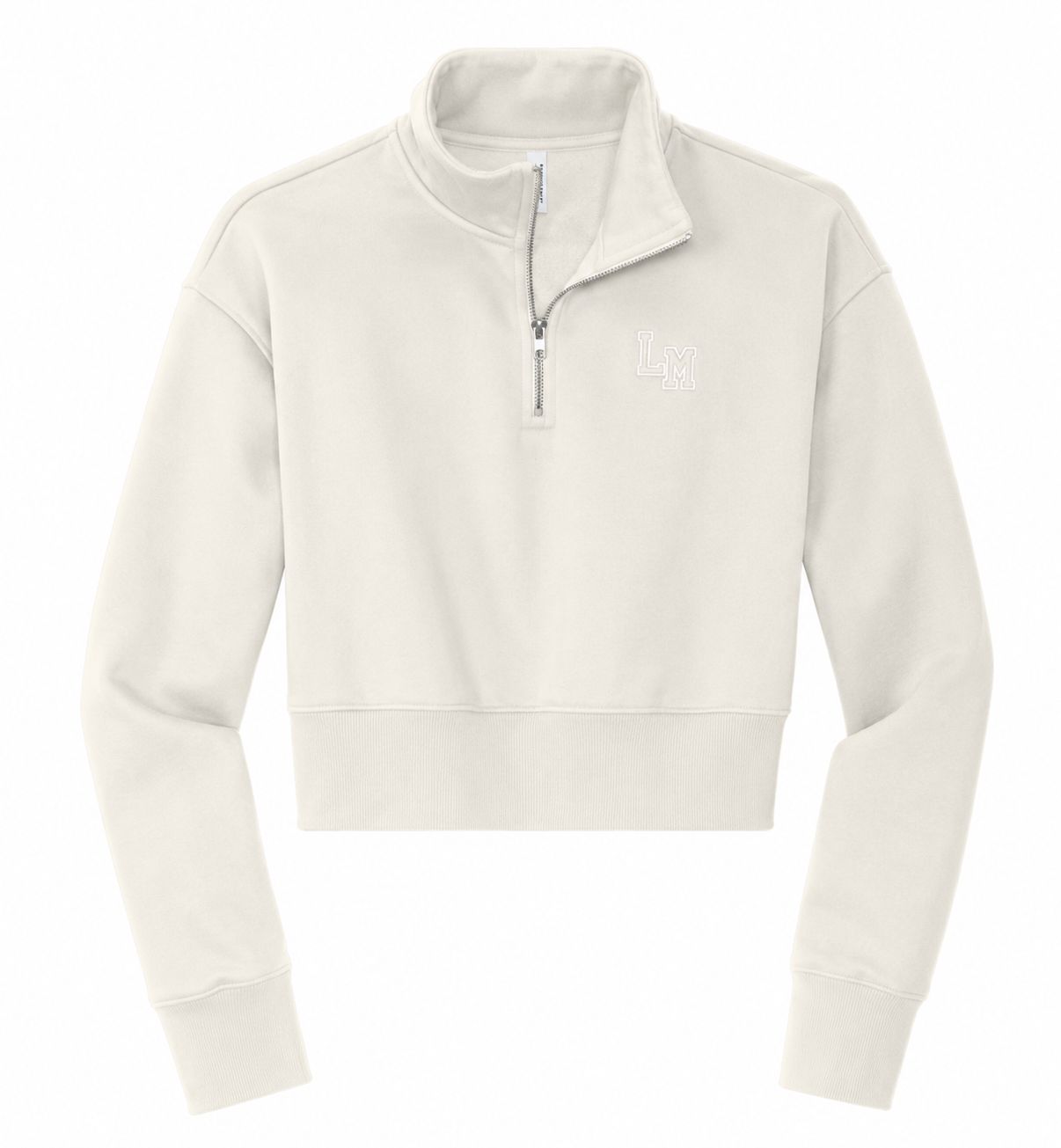 LM Embroidered 1/4 ZIP/HOODIE *cropped or regular fit*