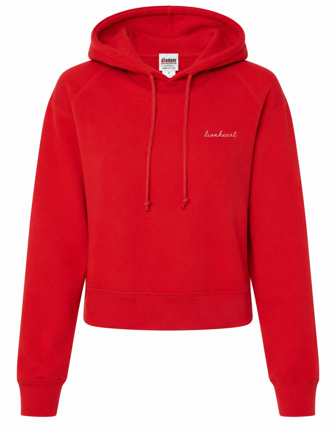 LIONHEART Embroidered 1/4 ZIP/HOODIE *cropped or regular fit*