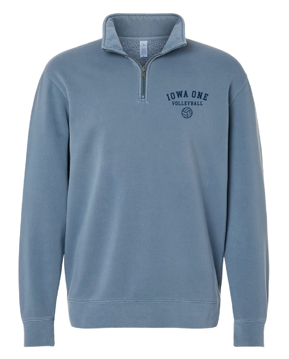IOWA ONE EMBROIDERED GEAR - 1/4 Zip Sweatshirt (Independent Trading)