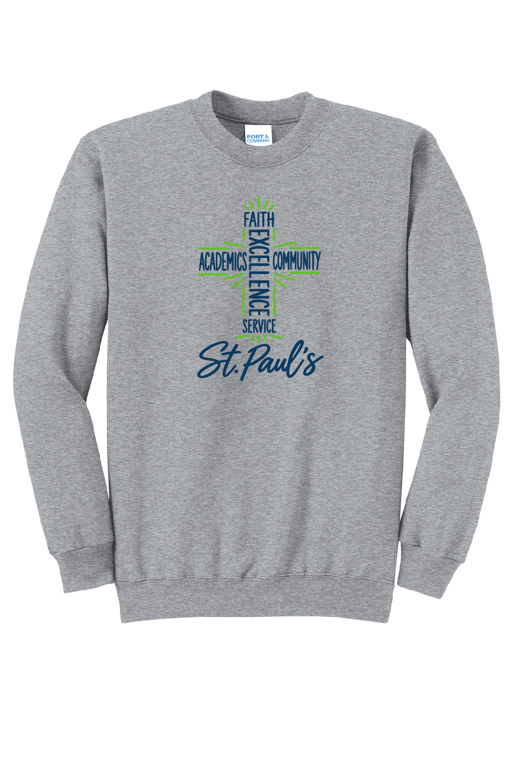 ST. PAUL'S CROSS DESIGN  - Classic Fit Crew