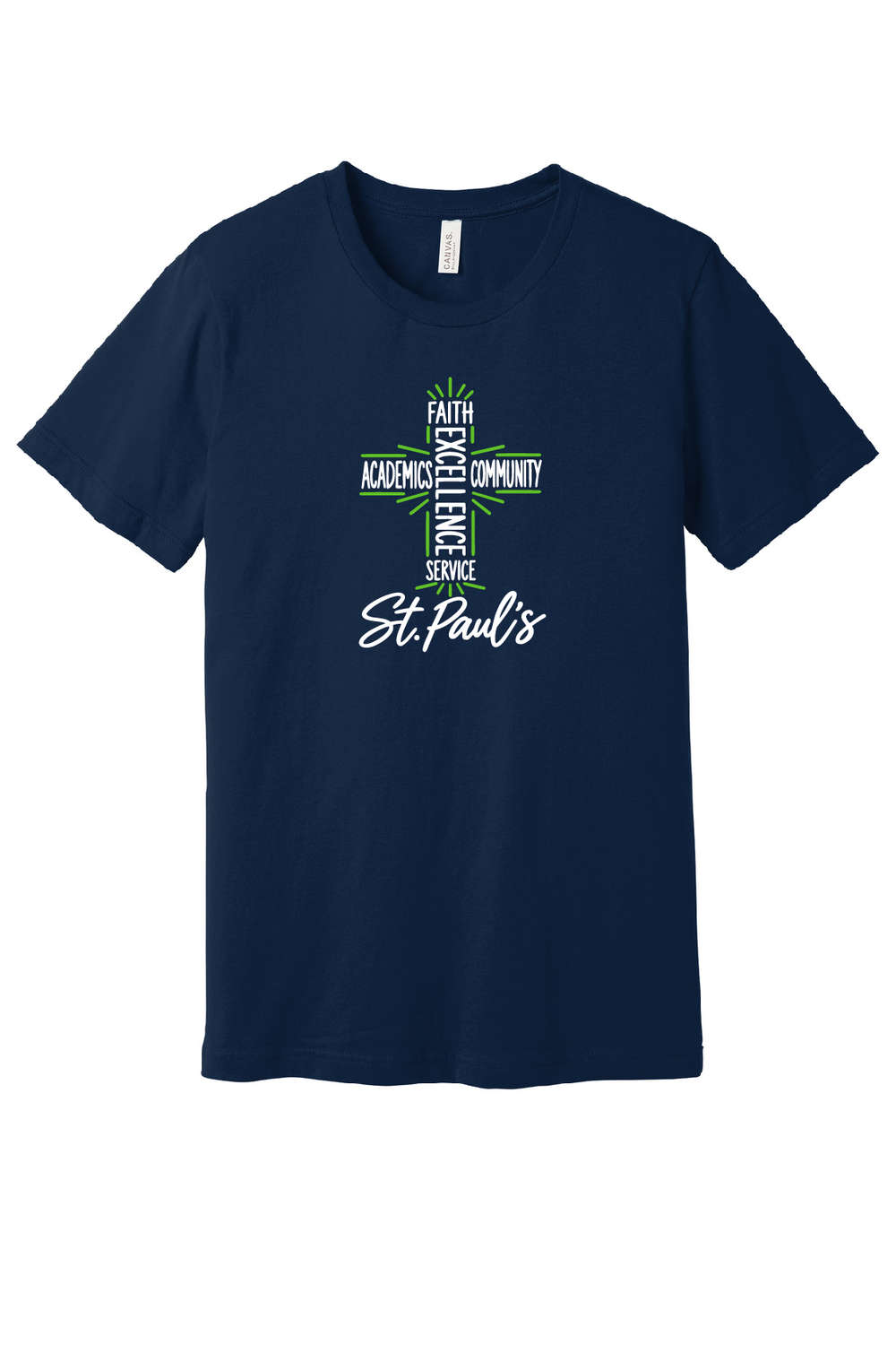 ST. PAUL'S CROSS DESIGN - Soft Style Tee ST. PAUL'S CROSS DESIGN - Soft Style Tee