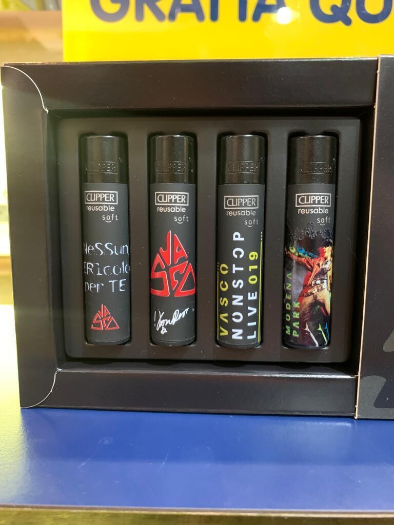 Set da Collezione, Accendini CLIPPER Vasco Rossi