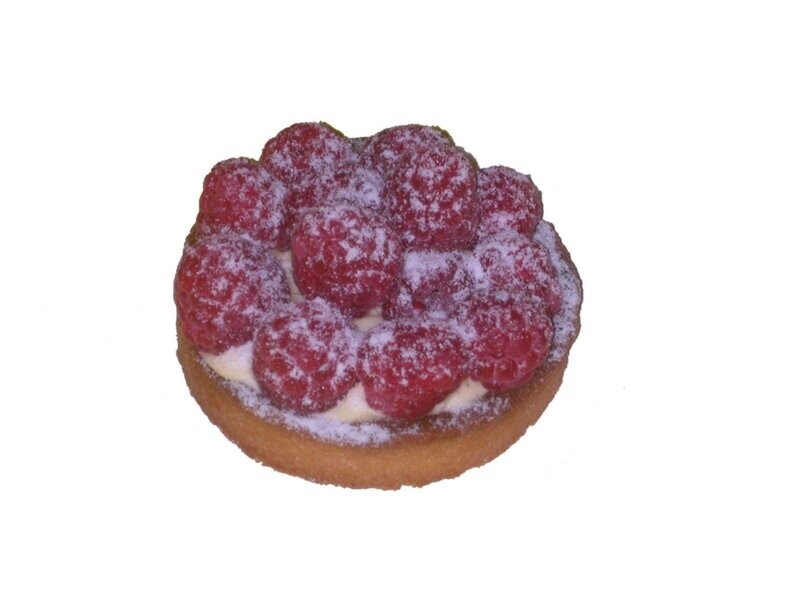 Tartelette sablée framboises