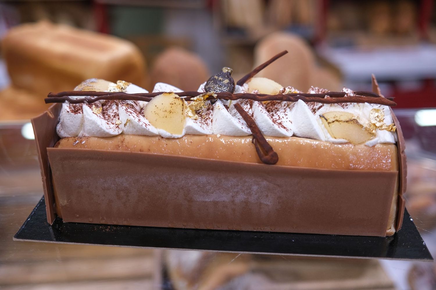 Poire Choco Caramel BUCHE
