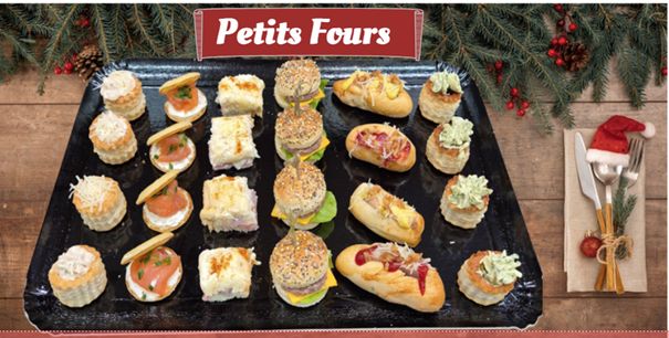 Plateau de 24 petits fours salés