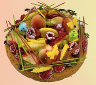 Tarte Fruits Mélangés Pâques 6 Parts