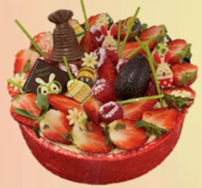 DELICE FRUITS ROUGES (Nouvelle Recette) PAQUES