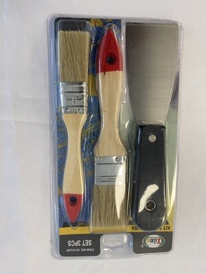 SET PINCELES + ESPATULA