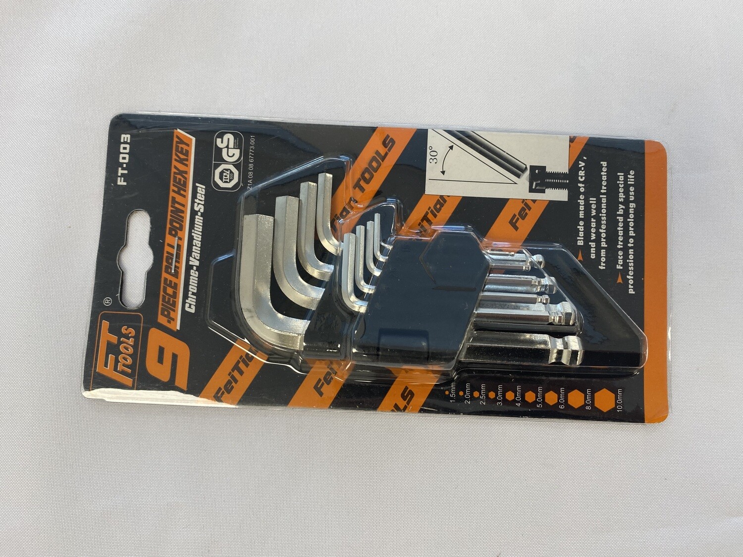 LLAVE TORK 9PCS