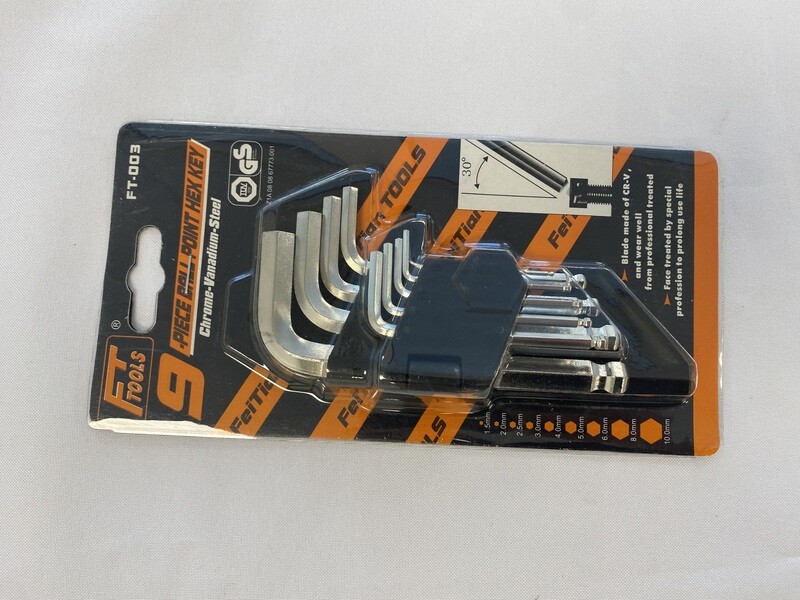 LLAVE TORK 9PCS