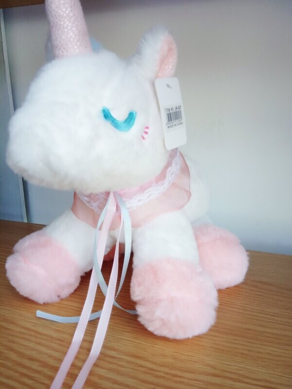 Unicornio peluche cartera