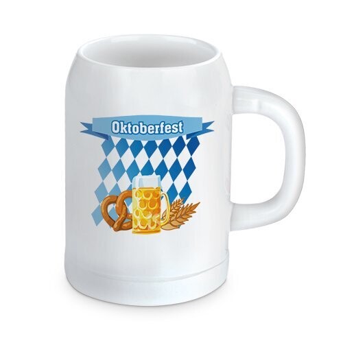 personalisierter Bierkrug 0,5 ltr. mit persönlichen Bild, Text u.v.m.