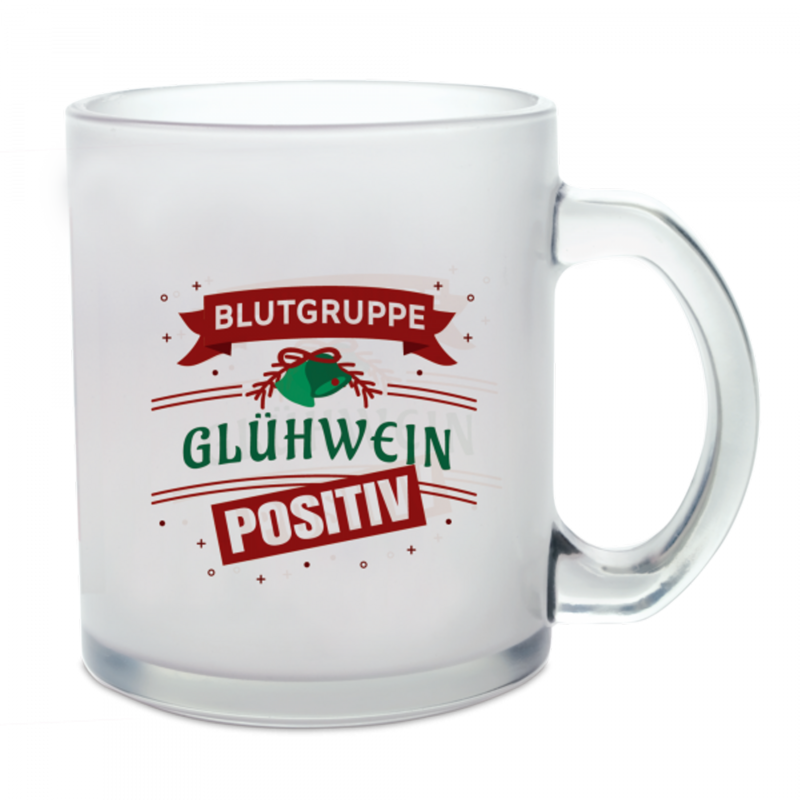 personalisierte Glas Fototasse satiniert oder durchsichtig mit ihrem Wunschmotiv