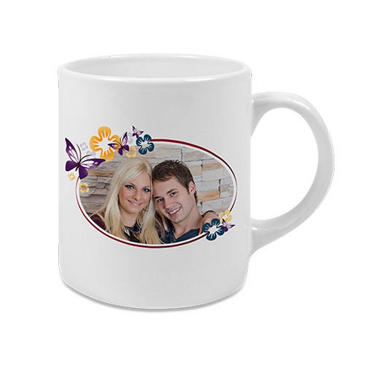 personalisierte Tasse mit ihrem Wunschbild bedruckt