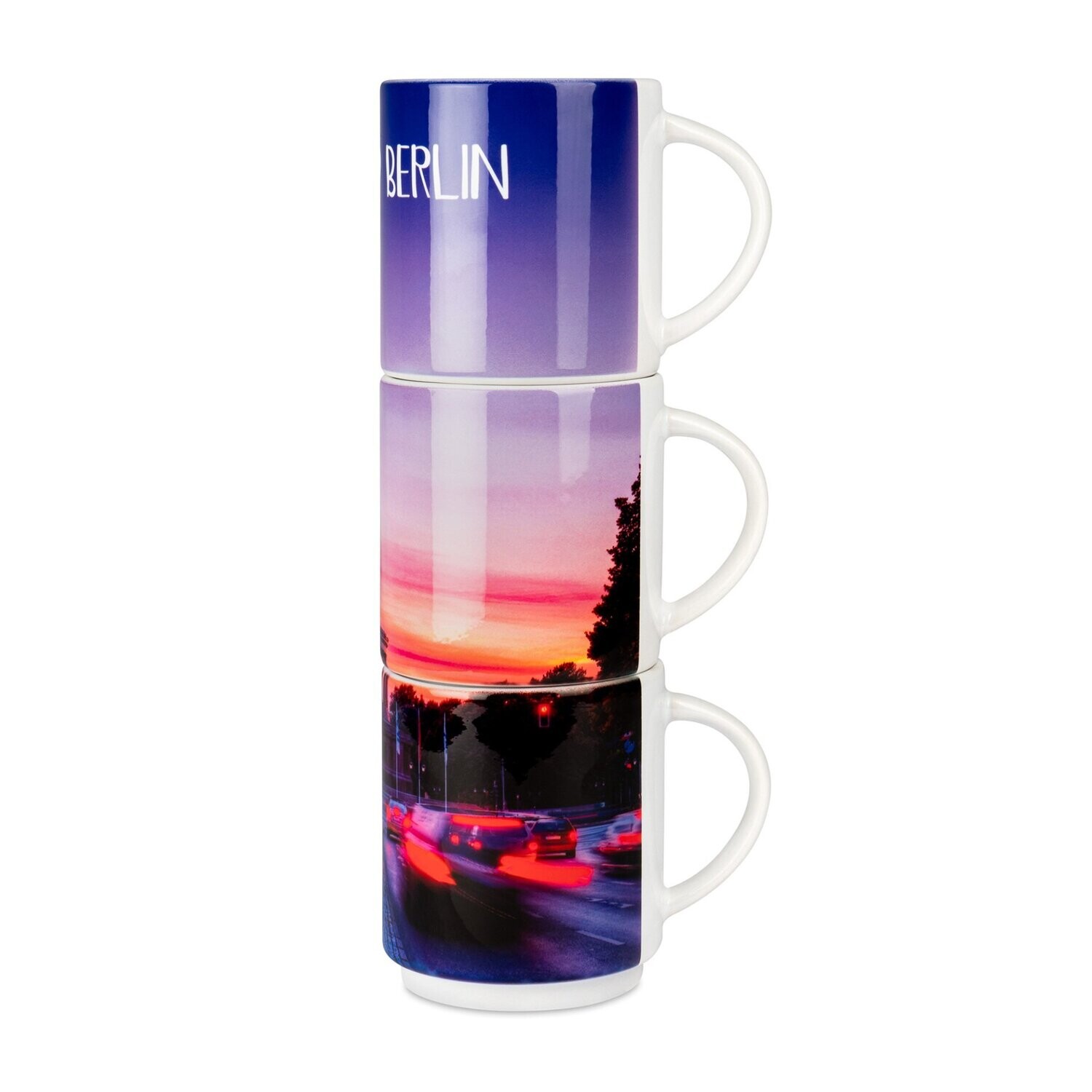 Keramiktasse stapelbar personalisiert mit ihrem Wunschbild bedruckt