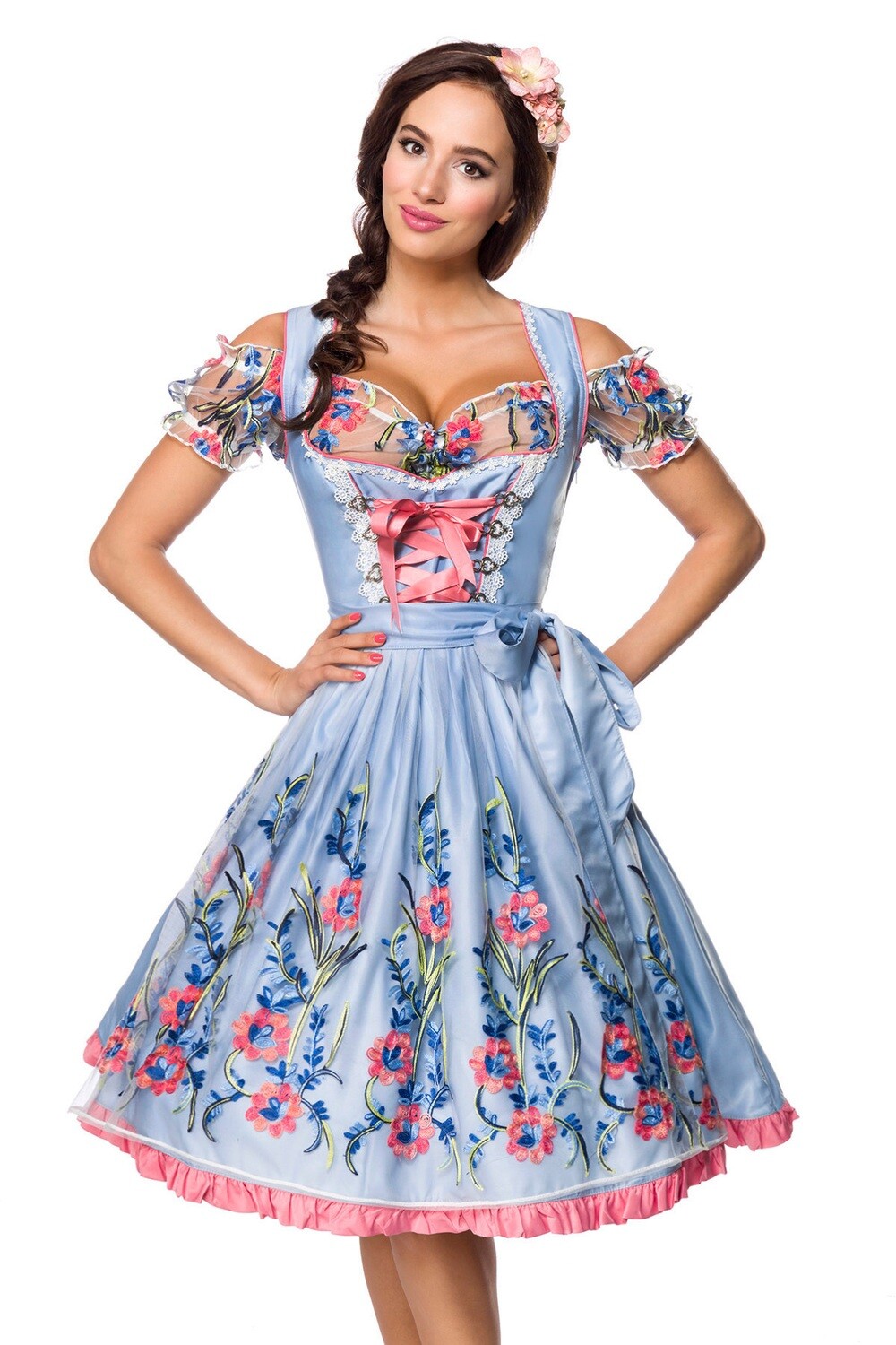 Romantisches Dirndl inkl. Spitzenbluse