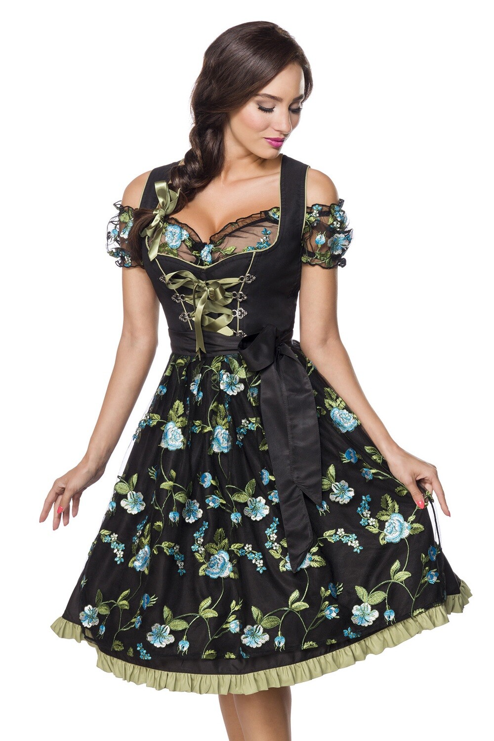 Dirndl inkl. Spitzenbluse