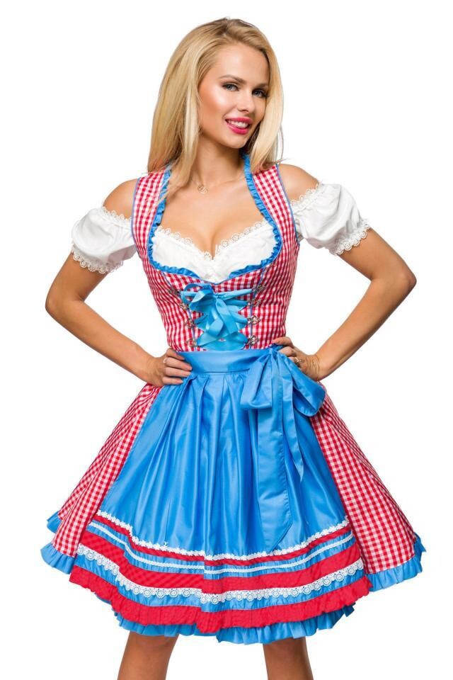 Traditionelles Karodirndl