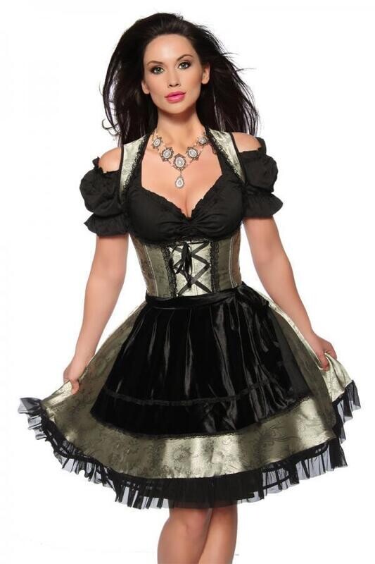 Premium Dirndl aus edlem Jacquard Stoff Premium Dirndl aus edlem Jacquard Stoff