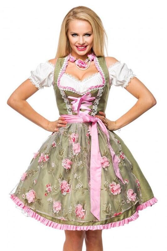 Dirndl mit Blumenschürze Dirndl mit Blumenschürze
