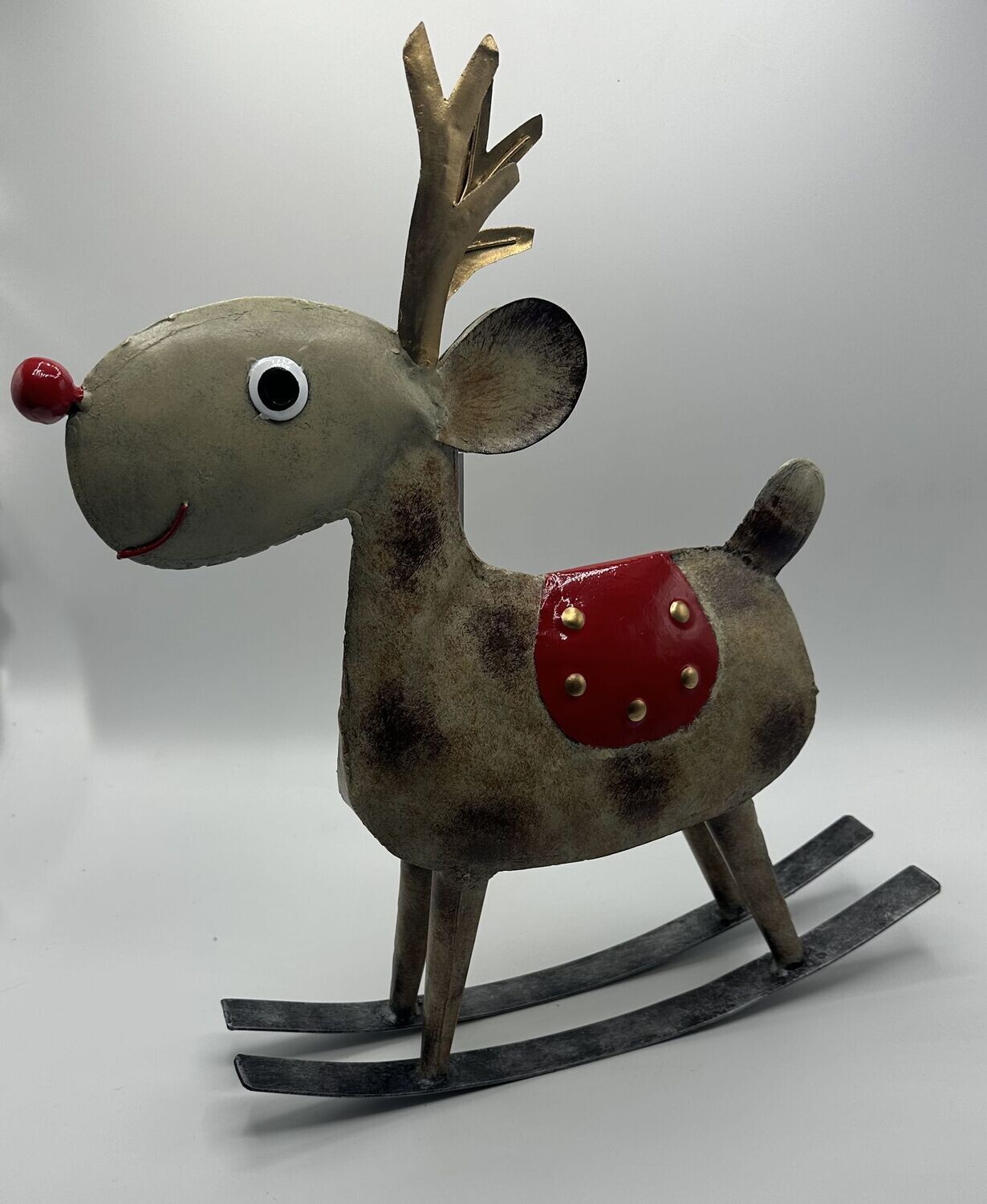 Rentier, 'Rocking', M, creme, 41x36x8 cm