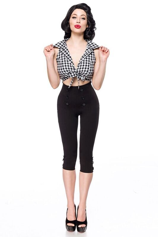 Caprihose Schwarz