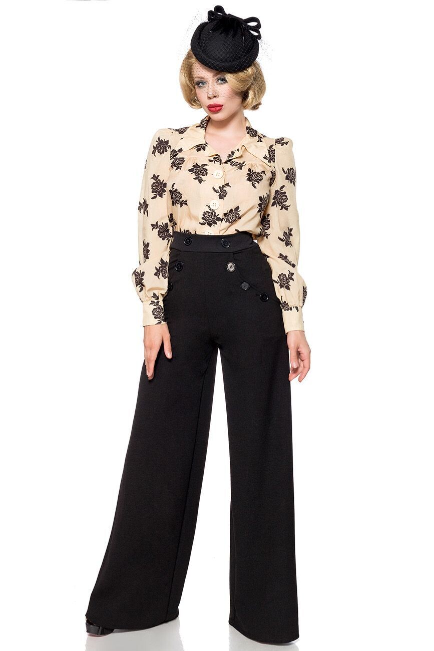 Marlenehose Schwarz