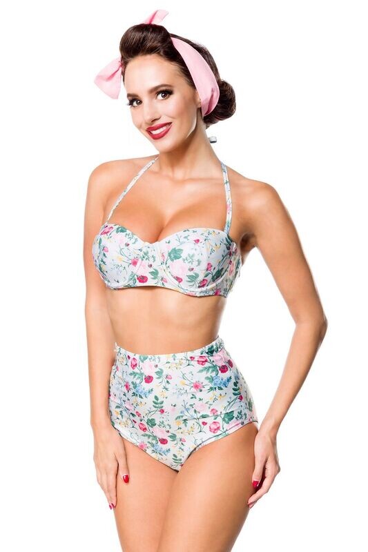 Bikinihöschen grün/pink/gelb