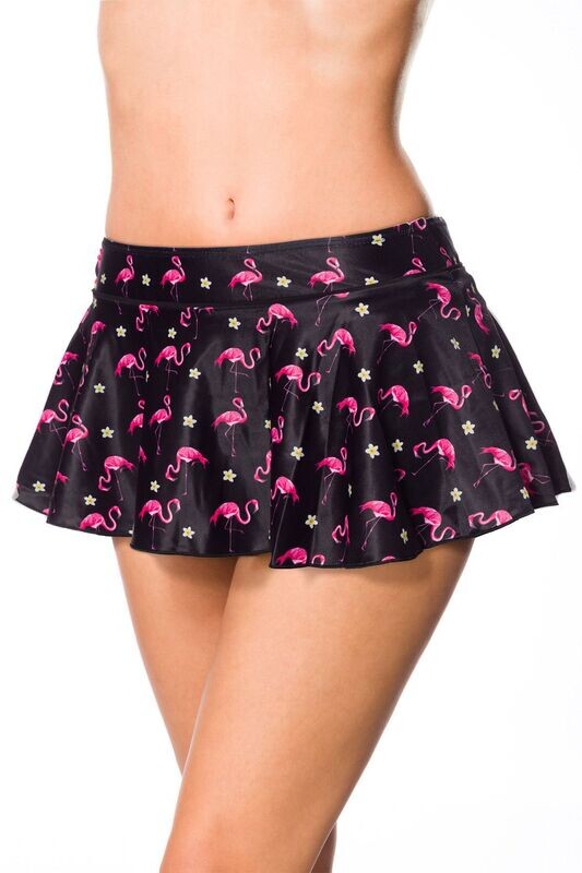 Baderöckchen schwarz/rosa