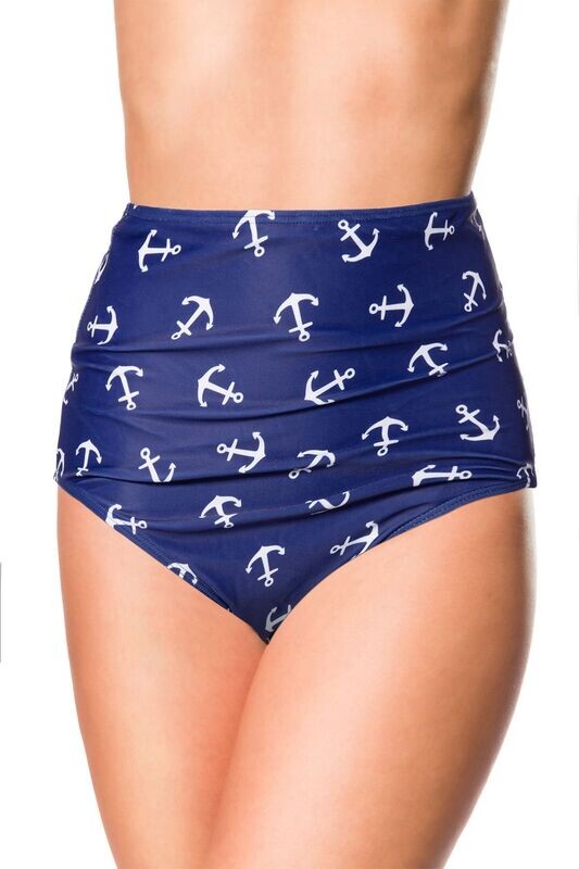 Badehöschen High Waist blau