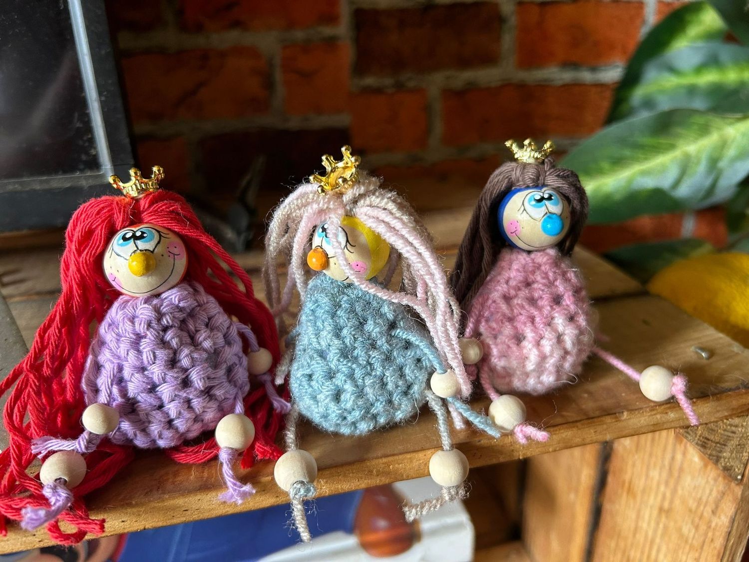 Prinzessin 2er Pack, gehäkelt