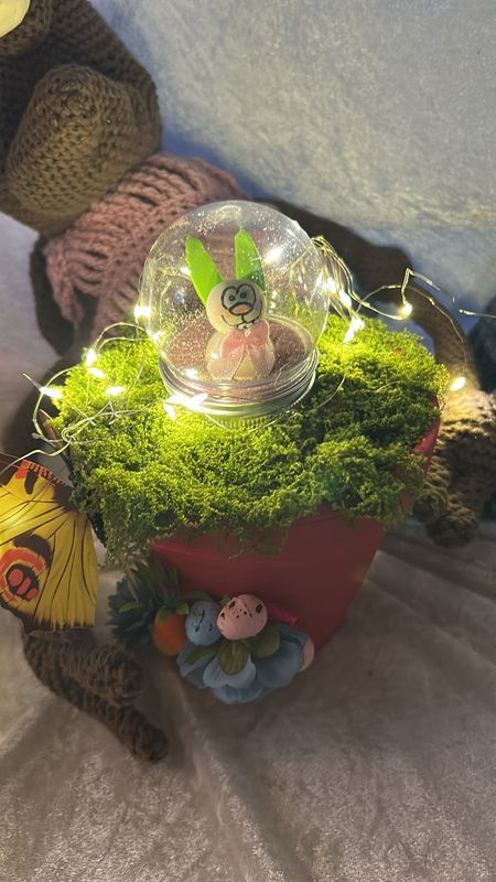 Blumentopf Ostern, Hase,