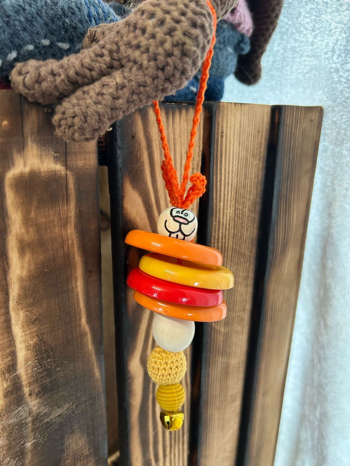 Hasenanhänger, ca. 15 cm lang