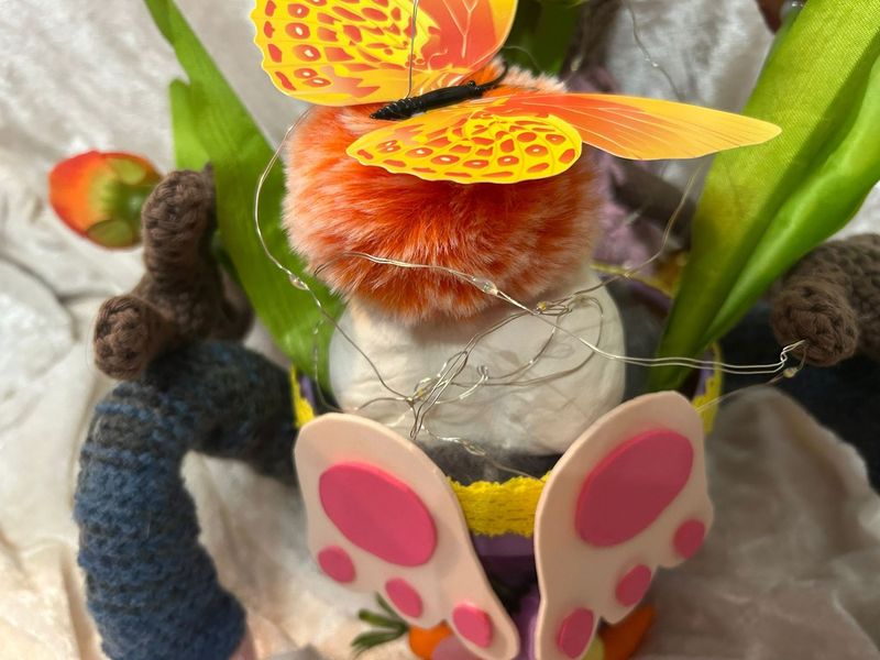 Blumentopf Ostern, Hase