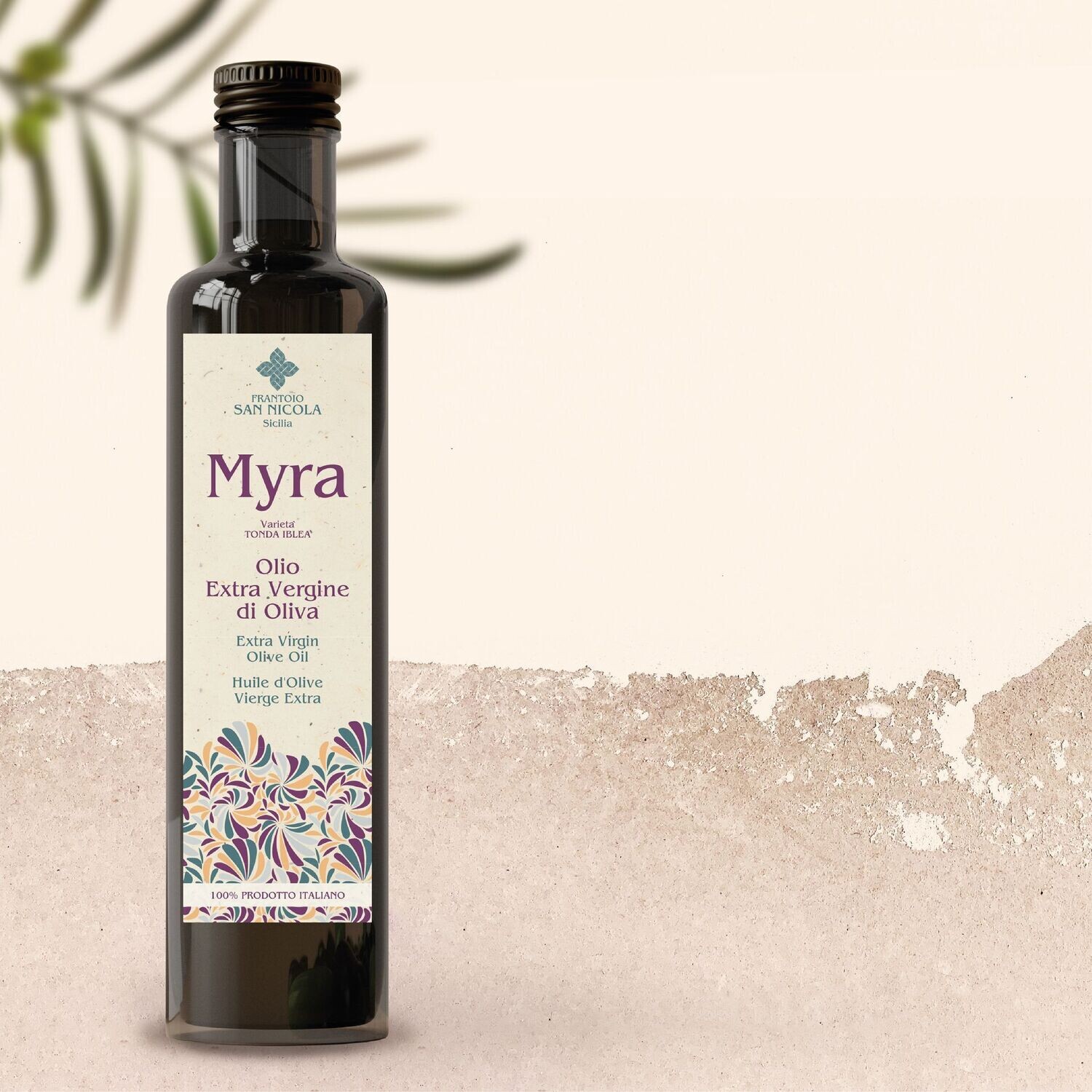 Confezione da 6 bottiglie Olio extravergine di oliva Myra da 500 ml